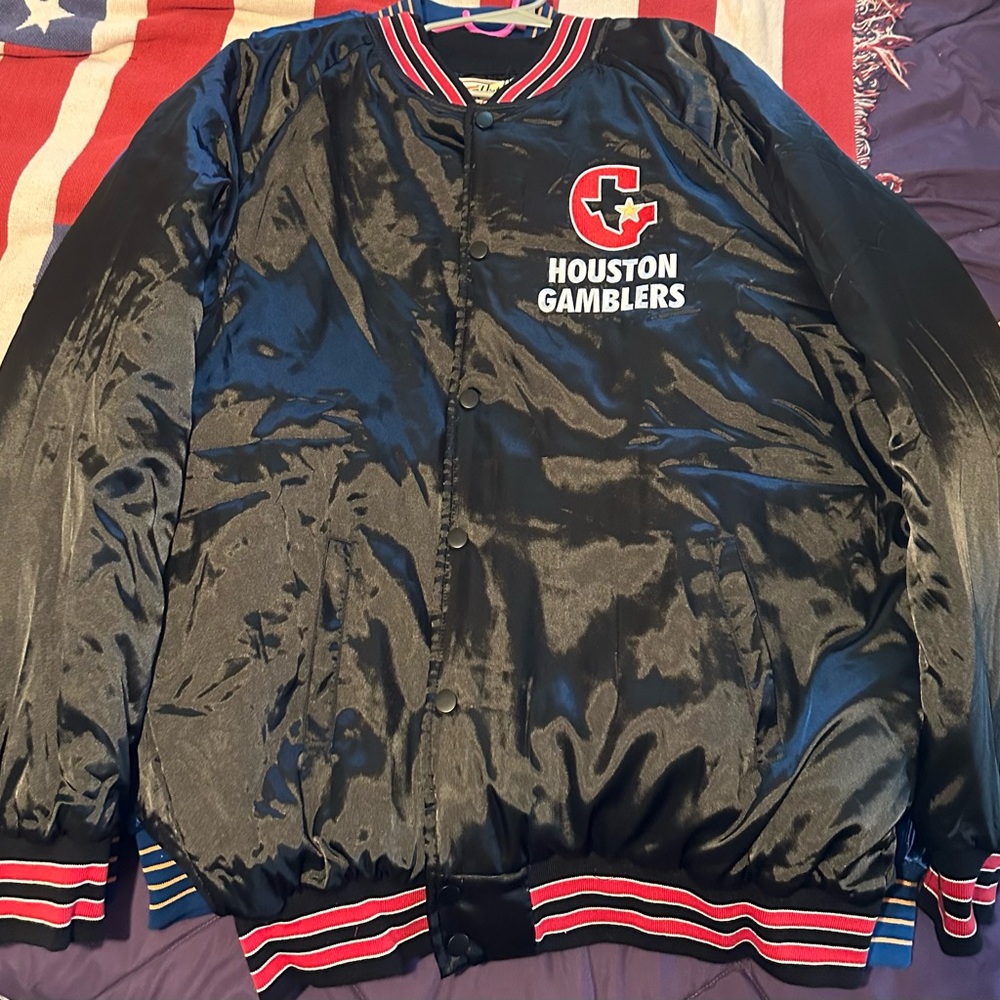 Houston Gamblers USFL Jacket NWT